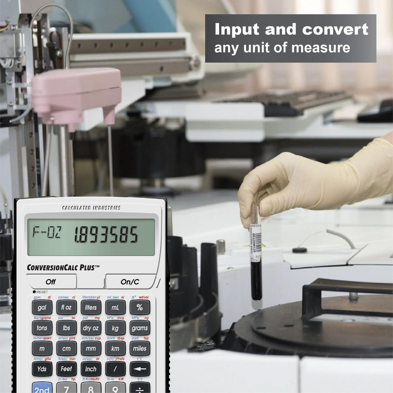 Calculated Industries 8030 ConversionCalc Plus Conversion Calculator | 70+ Units, 500+ Professional Conversion Combinations