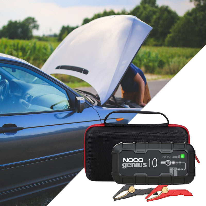 FBLFOBELI Hard Travel Case Compatible with NOCO GENIUS10, 10-Amp Fully-Automatic Smart Battery Charger (Case Only) for NOCO GENIUS10