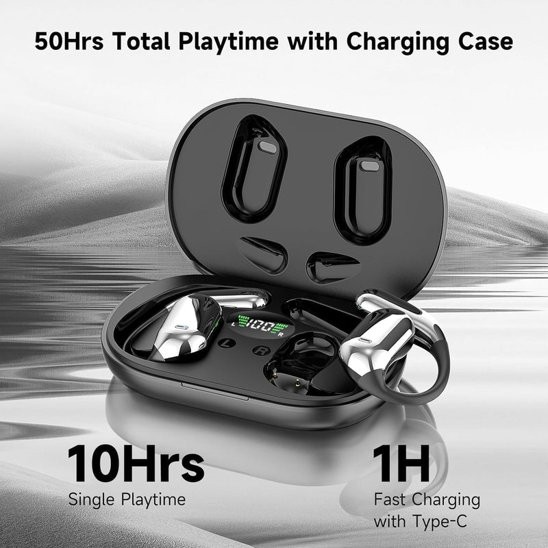 AI Translation Earbuds Real Time, 144 Language Translator Earbuds with APP Compatible with iOS & Android, Bluetooth Headphones Translating Device for Travel Business and Learning - Black12