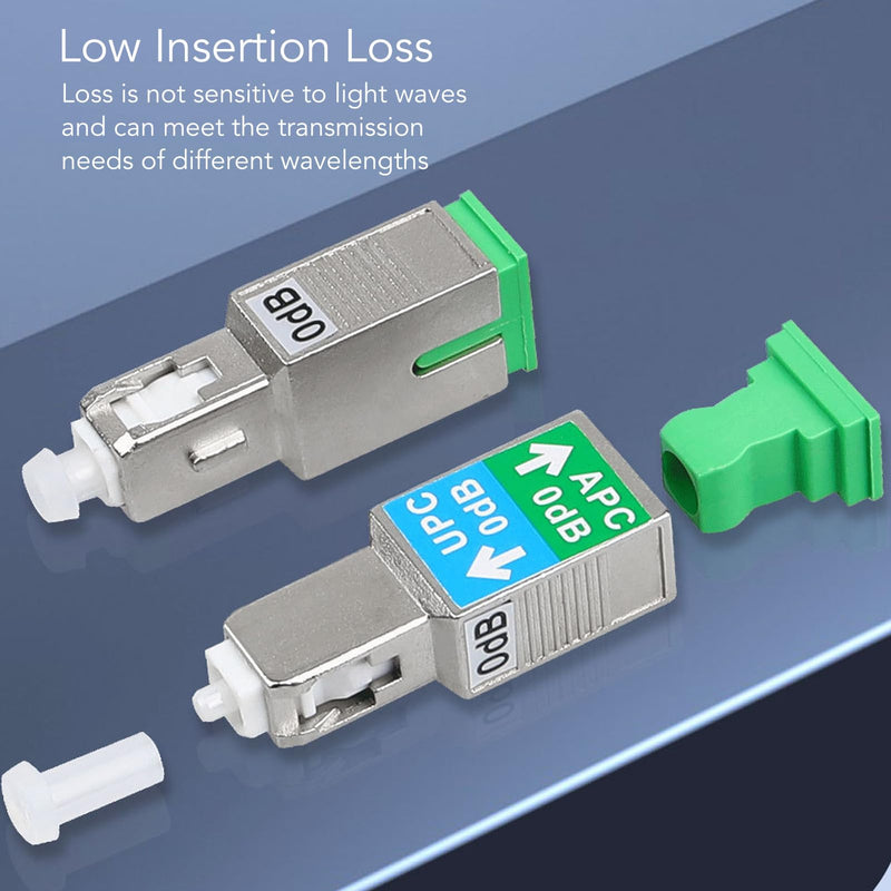 SC Female to SC UPC Male Adapter Singlemode 1200 Nm to 1600 Nm Fibre Optic Adapter SC to SC UPC