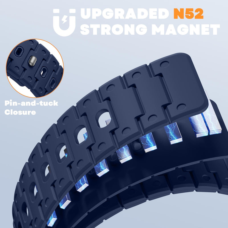 Bandletic Nylon Strap and Magnetic Band Compatible with Apple Watch
