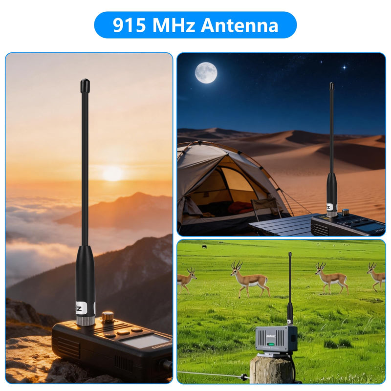 3 Pack 915MHz Antenna LoRa 4dBi Gain Soft Whip Antenna,Long Range high gain meshtastic Antenna 17cm Omni SMA Metal Interface Connector for Lora V3 Meshtastic eap32 915MHz OLED Board 10dBi