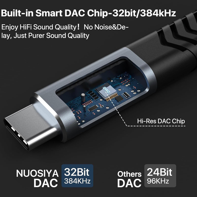 USB C to Dual XLR Male Audio Cable, 32Bit/384Khz USB Type C to 2 XLR Male Adapter Stereo Power Amplifier Cable for Connecting Smartphones USB C to Active Speaker, Laptops,Mixer Console (2M/ 6.6FT)