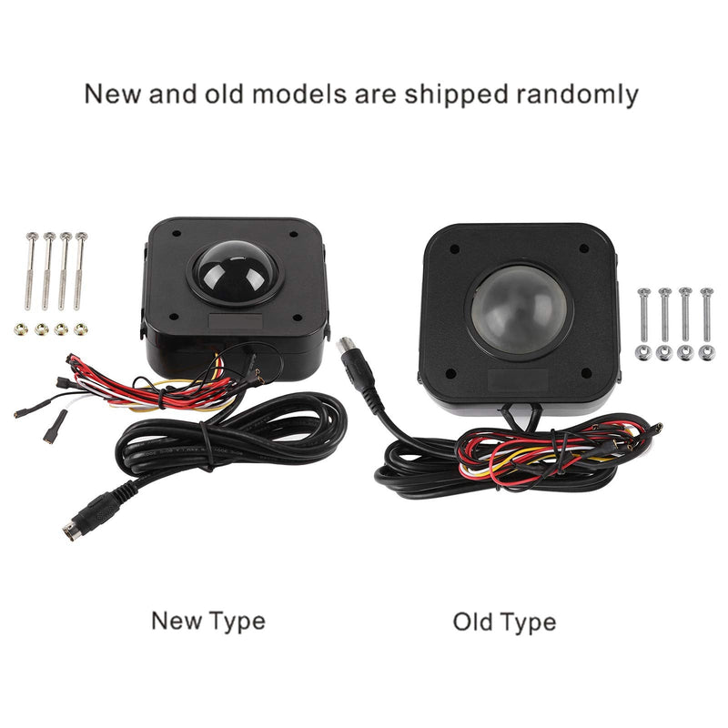 KIMISS Illuminated 4.5cm Round LED Trackball PS/2 PCB Connector for Ade