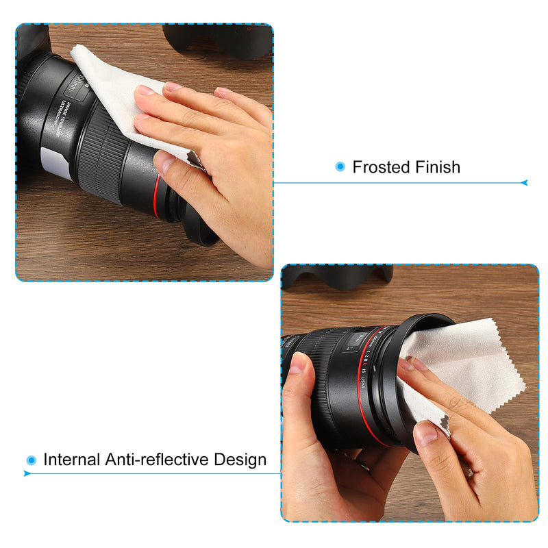 PATIKIL 67mm Camera Lens Hood, 2Pcs Rubber Collapsible Lens Protector Anti-Reflection Blocks Excess Sunlight Enhance Camera Photography for Nikon, for Fujifilm, for Pentax, for Leica