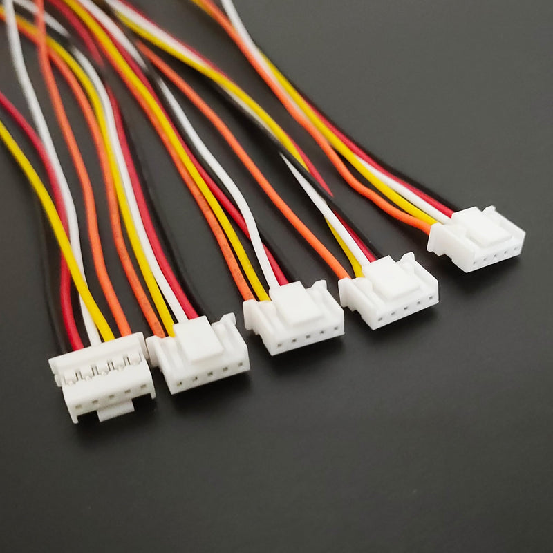 ZSDZFYLLK PAP-05V-S PA 2.0 mm Pap to Dupont 2.54 mm Female 5 Pin Jumper Wire PA2.0 26AWG 20 cm Cable Housing Plug Pack of 5