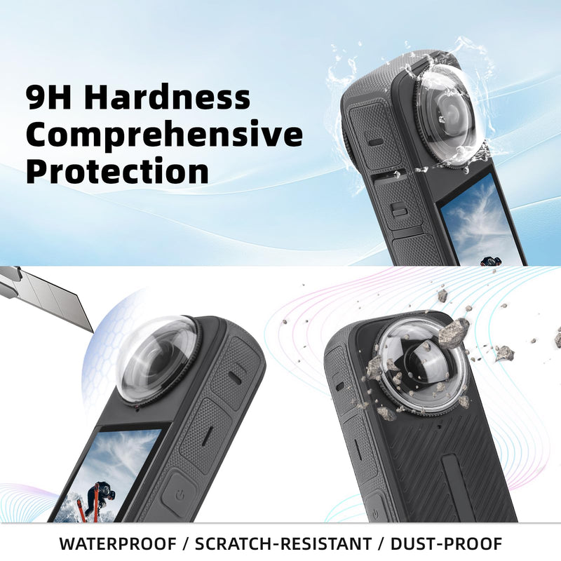 [AUSTRALIA] - X4 Premium Lens Guard for Insta360 X4, High Transparency Tempered Glass Lens Protector for Insta 360 X4 Camera Anti-scratch Accessories 