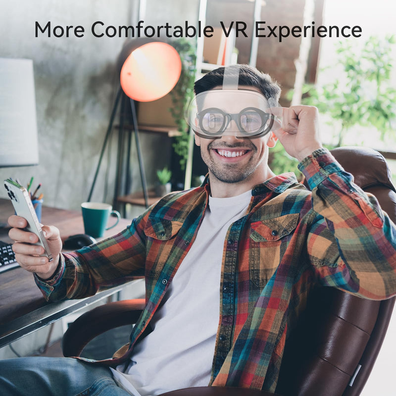 AMVR Golf Club Attachment Compatible with Meta/Oculus Quest 3 Accessories & Lens Protector Set Compatible with Meta/Oculus Quest 3 Accessories,Glasses Spacer for Quest 3 Lenses