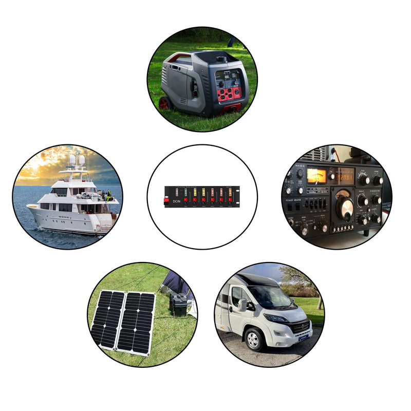 1 in 6Connector Power Divider Power Board 40A Power Pole Distribution Block | Power Pole Distribution Block Power Splitter Distributor Source Strip(1-6)