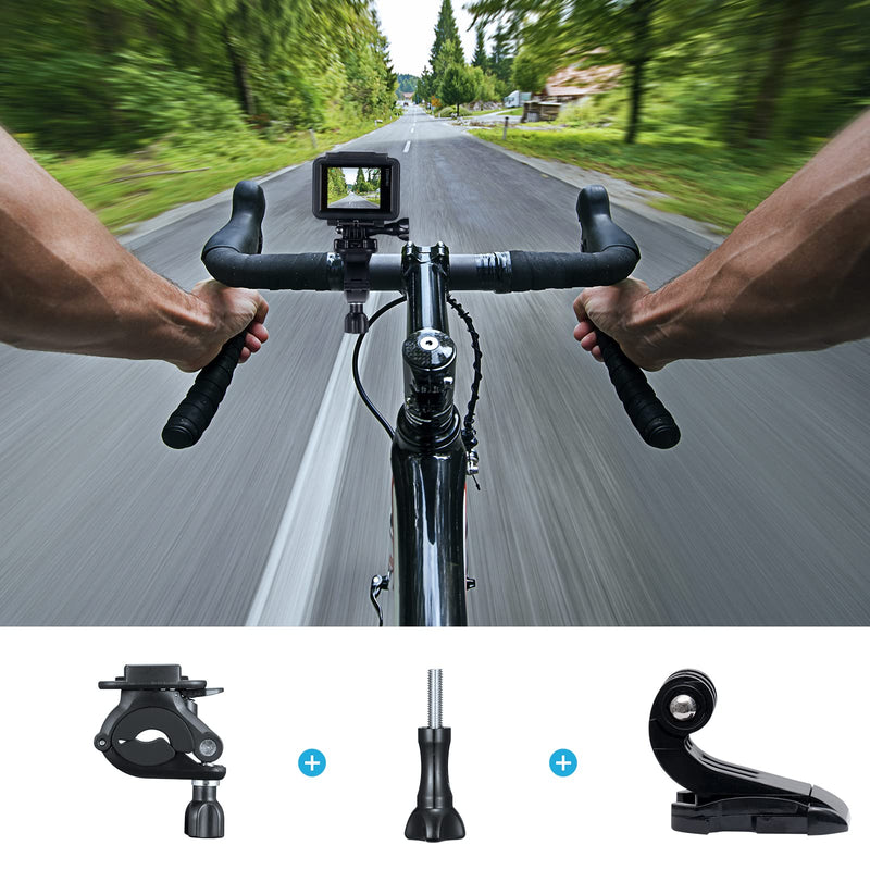 AKASO Action Camera Bike Kit Compatible for EK7000/EK7000 Pro/Brave 4/Brave 4 Pro/Brave 7 LE/Brave 7/Brave 8/V50X/V50 Pro/V50 Elite/GoPro Hero 11 10 9 8 7/DJI/Apexcam Action Camera