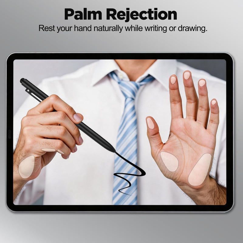 EMR Stylus for Remarkable 2 Pen Replacement Digital Pen Compatible with Remarkable 2/1 & Kindle Scribe - 4096 Pressure Sensitivity, Tilt Support, Palm Rejection, Digital Eraser & 3 Tips