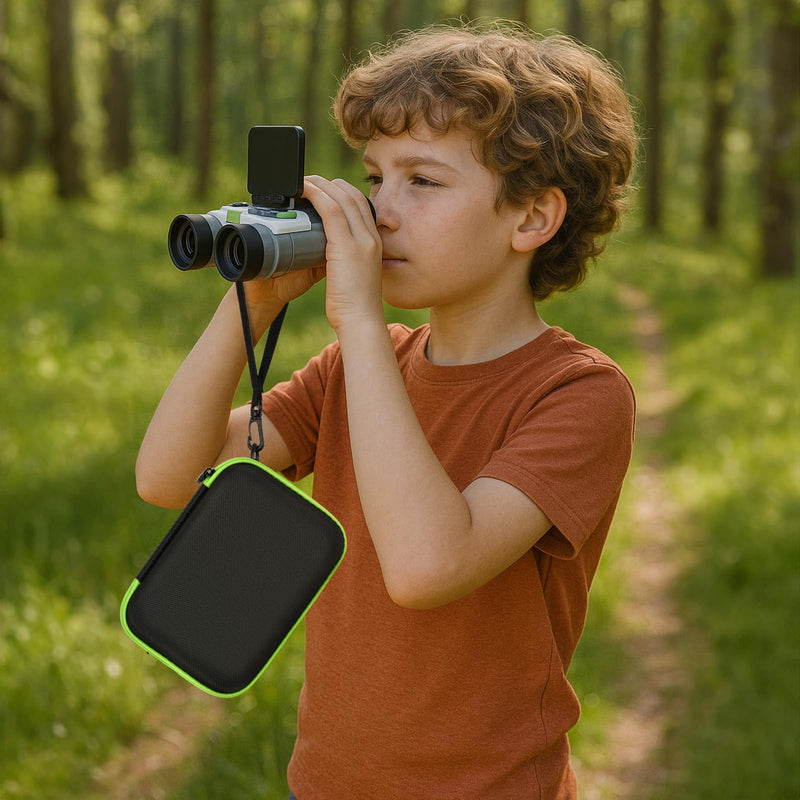 GWCASE Portable Carrying Storage Case Compatible with LeapFrog Magic Adventures Binoculars and Accessories, Protective Organizer Box for Outdoor Travel and Exploration（Bag Only） Black