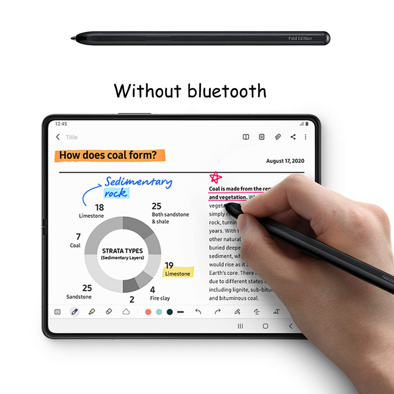 Fold Edition Galaxy Z Fold 3 5G Pen Replacement for Samsung Galaxy Z Fold 3 S Pen Fold Edition Touch Stylus Compatible Galaxy Z Fold 3 Phone Only with Nibs, Fit S Pen case(Without Bluetooth)