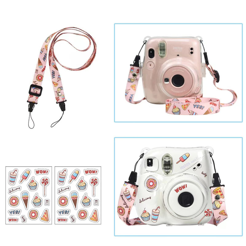 GEMHOPE Latest Colorful Bundle Kit for Accessories Kit, Compatible With Fujifilm Mini 9 8 11 12 70 90 Accessories Include Photo Albums Film Stickers Desk Stands Hanging Frame Clips Straps