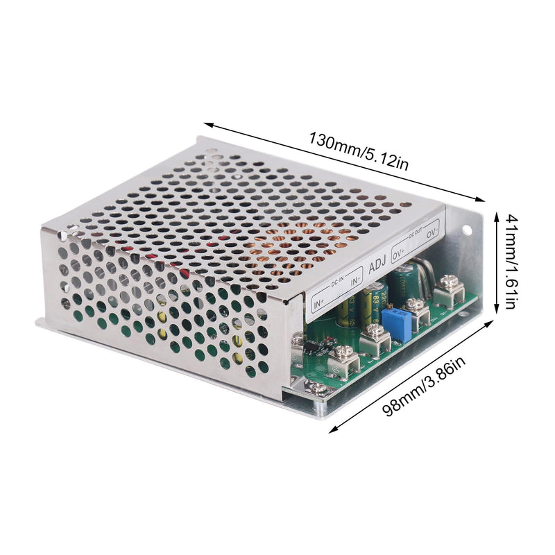 DC to DC Down Module 50A 1000W DC25-90V Input Adjustable Voltage Regulator Converter Module with Fan DC2.5-50V Output