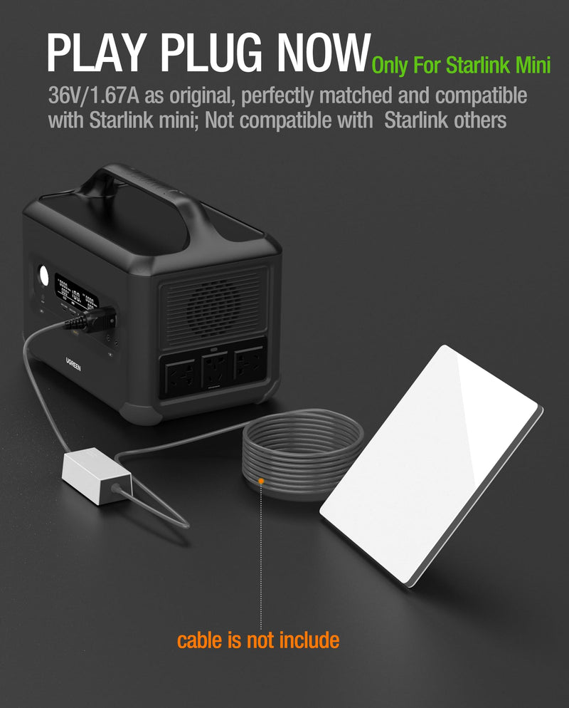 [AUSTRALIA] - Starlink Mini Car Charger - ALIENSX 36V Power Adapter, 12V/24V Step-Up Converter, 200FT Range, Waterproof for RV/Truck/Boat etc. (DC Power Cable Sold Separately) 