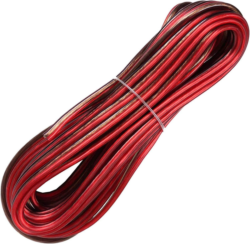 USA 0 Gauge Cable 5000W Up to 8500W Complete Car Amplifier Installation Power Amp Wiring Kit 1/0 Ga Red for Car Stereo