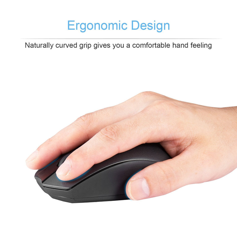 Type C Wireless Mouse, AURTEC 2.4GHz USB-C Wireless Mice for Laptop and More USB-C Devices