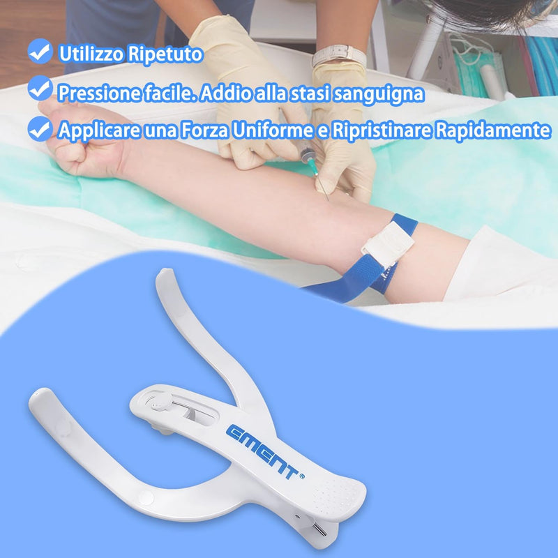 Hemostatic Clamp, Plaster & Gauze Bandage Wound Care, Prevent Bruising by Compression After Intravenous Infusion and Blood Collection