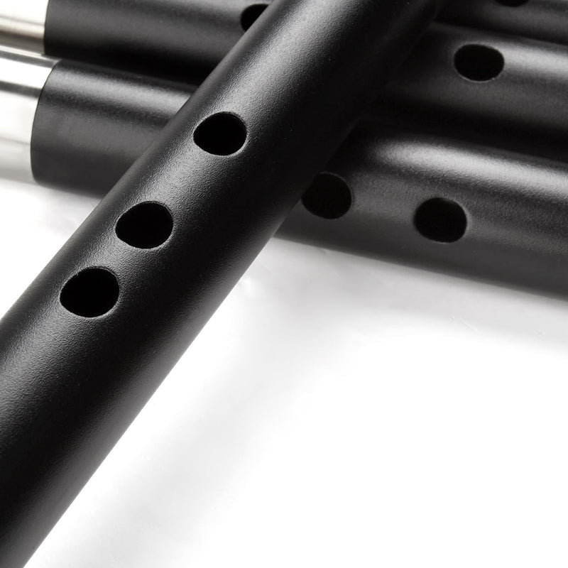 Metal Xiao Flute Classical Vertical Musical Instrument Aluminum Two Section XIAO with Mouth Piece Professional Flute for Beginner (Key G) Key G
