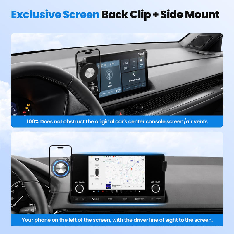 Karltys Upgraded Magnetic Phone Holder for Toyota RAV4 2019-2025 Accessories, 7/8-inch Screen Magnetic Phone Mount for Toyota RAV4 RAV4 2019-2025 7/8" Car Magnetic Screen Phone Holder