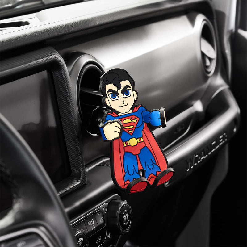Hug Buddy Superman Cellphone Holder, Multicolor, 360-Degree Swivel, Steel and Silicone