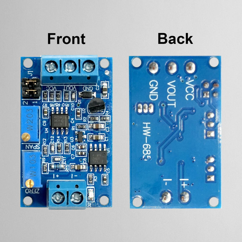 Current to Voltage Module AYWHP 2 Pieces Current Voltage Converter Module 0/4-20mA to 0-3.3V 5V 10V Current Transformer Signal Conversion Board