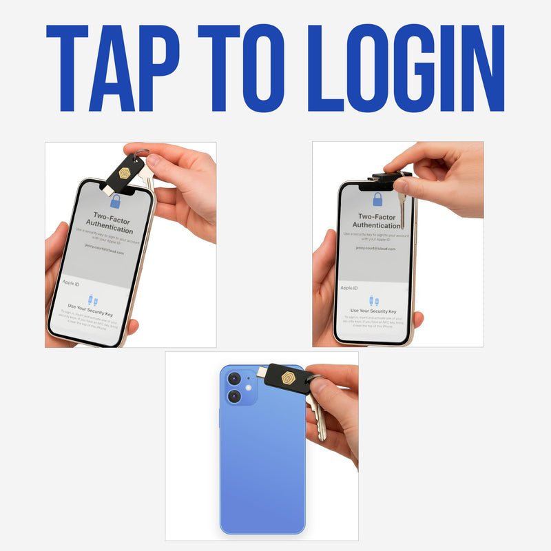 GoTrust Idem Key A USB Security Key NFC FIDO2 L2 Certified | 2FA Hardware Key, Passwordless Login, U2F OTP PIV, IP68 Waterproof, for Windows Mac iPhone Android Idem Key Type A