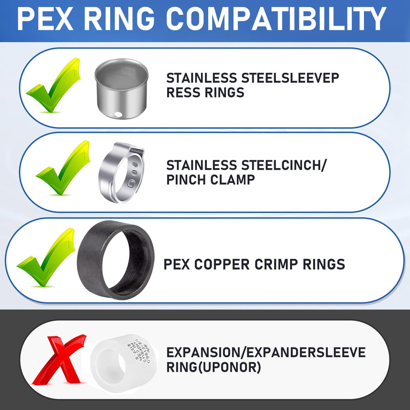 [AUSTRALIA] - Pex 1/2" Pex x 1/2" Female NPT Swivel Adapter Barb Crimp Brass Fittings,PEX 1/2inch NPT Female Threaded Swivel Adapter NPSM Brass Crimp Fittings,for PEX Tubes(6PCS 1/2" Straight) 6PCS 1/2" Straight 
