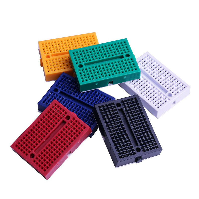 ELEGOO Breadboard Set of 6 170 Tie Points Mini Breadboard Kit for Arduino