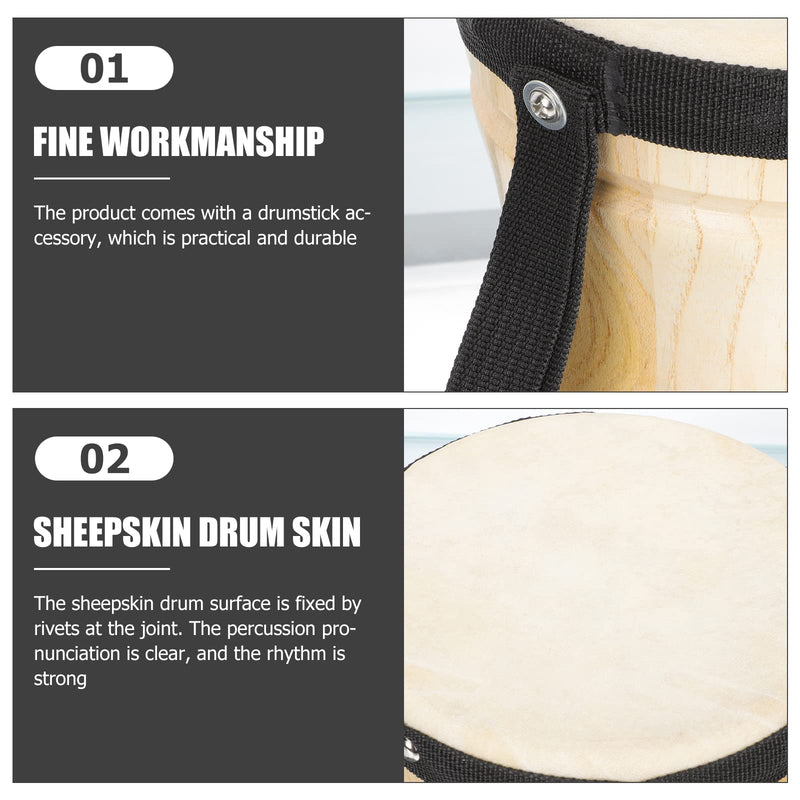 Drums Drums Drums Baby Bongos Congas 1 Set Drum Professional Sheepskin Drum Percussion Instrument Kids Drums Bongos Conga Drum Conga Drum Drum Kit