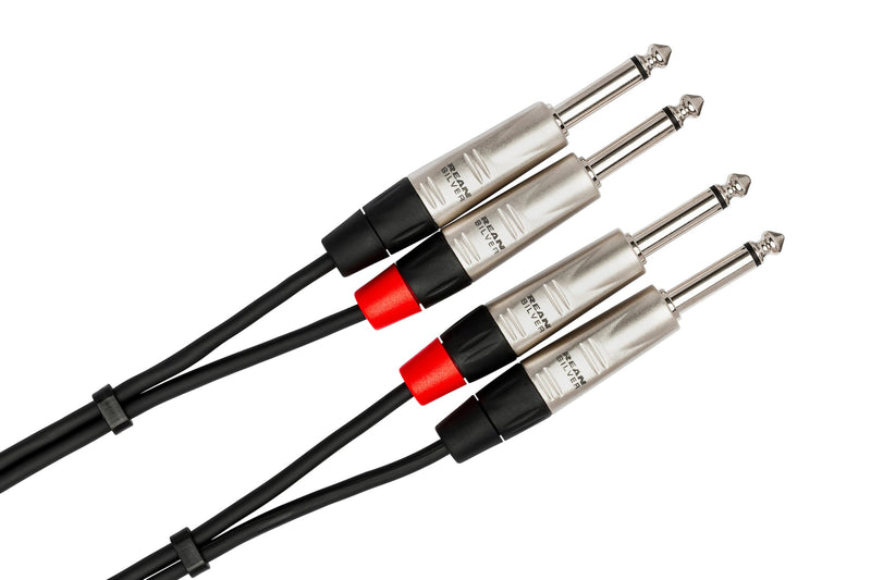 Hosa HRR-020X2 Pro Stereo Interconnect Dual RCA Cable - 20 foot 20 Feet