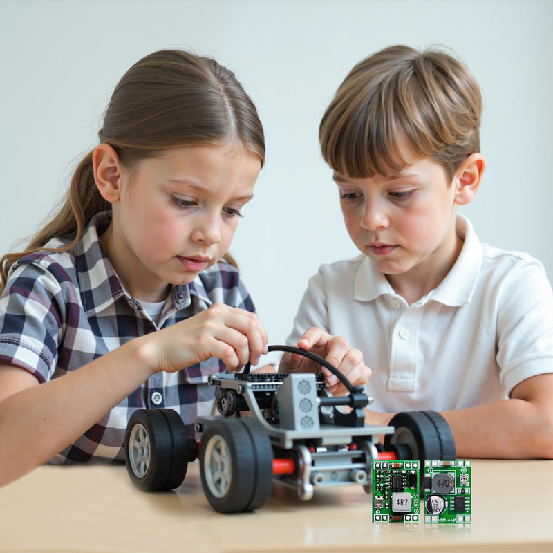 Buck Converter Pack of 8 Mini Step Down Converter Module, Step Down Converter Buck Converter MP1584EN 4.5-28V to 0.8-20V DC-DC Converter Module, 24V to 12V 9V 5V 3V Step Down Adjustable Converter