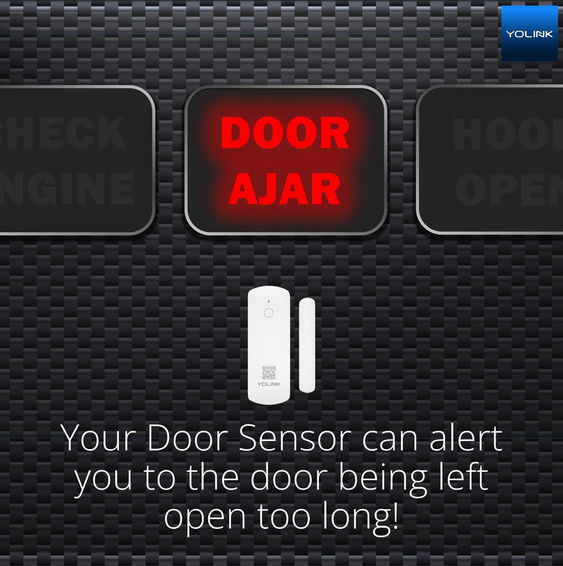 [AUSTRALIA] - YoLinK LoRa Smart Door Sensor Starter Kit: 1/4 Mile Open-Air Range, Door Left-Open Reminders, Text/SMS, Email, App alerts, 5 Years Battery Life, Alexa, IFTTT, Home Assistant 