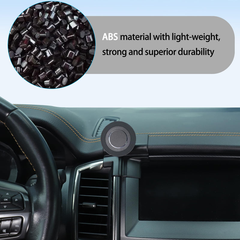Lcojicep Mobile Phone Holder the Navigation screenCompatible with Ford Ranger 2015-2021 Car Phone Mount Accessories, Central Control Vent Mobile Phone Holder (Left Style E) Left style E