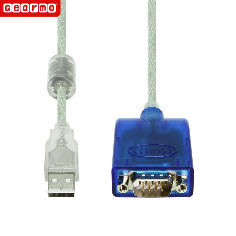 Gearmo 36in FTDI USB to Serial Cable for MAC PC Linux, Win 11 w/ Tx/Rx LEDs