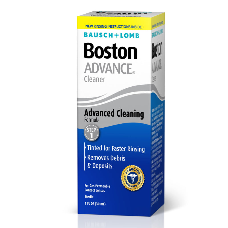 Boston Advance Contact Lens Solution by Bausch+ Lomb, for Gas Permeable Contact Lenses, 1 Fl Oz (Packaging May Vary) 1 Fl Oz (Pack of 1)