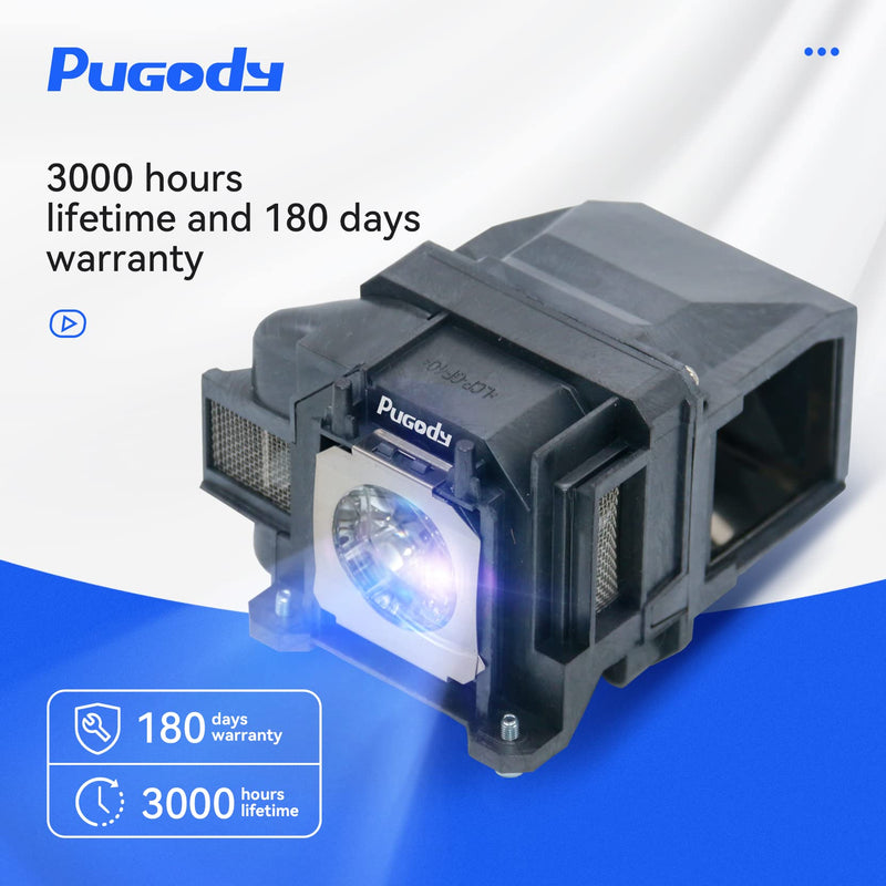 Pugody ELPLP88/V13H010L88 Replacement Projector Lamp Bulb for Epson Powerlite Home Cinema 2040 1040 2045 740HD 640 EX3240 EX7240 EX9200 EX5250 EX5240 VS240 VS345 VS340 EB-97H 98H 99WH 945H 955WH X27