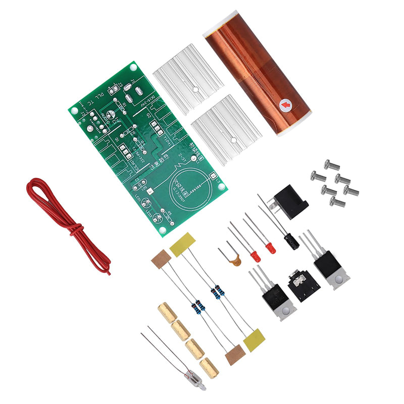Coil Module, Arc Plasma Speaker Mini Coil DIY Electronic Kit Tool 15 W DC 15-24 V 2 A, Electronic Coil Teaching Learning Module, Wireless Transmission Coil, Default
