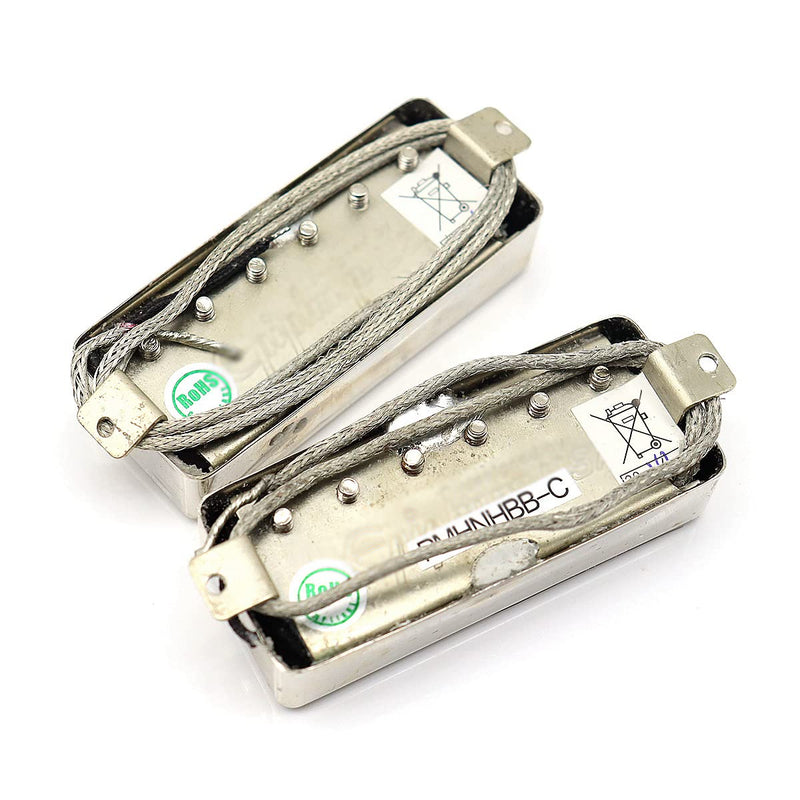 1 Set Mini ProBucker Alnico Guitar Pickups Humbucker Pickup Bridge & Neck For EPI Electric Guitar Chrome