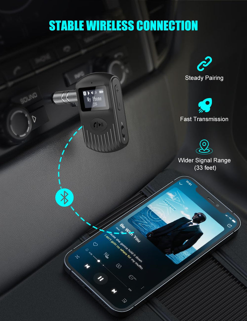 【2PCS】 COMSOON Bluetooth Car Stereo Digital Media Receivers - J22 Silver + J25