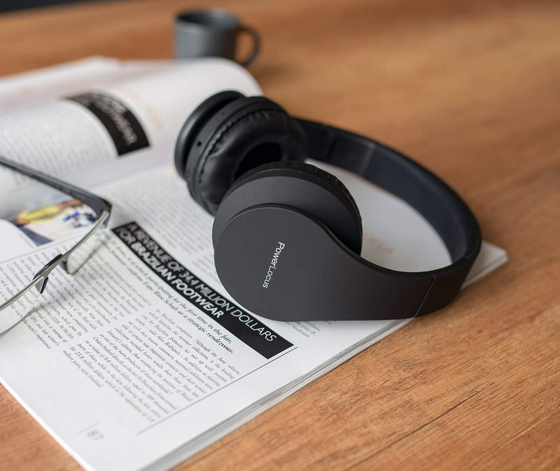 PowerLocus Rose Gold Bluetooth Headphones with Black Bluetooth Headphones
