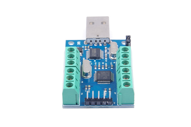 NOYITO USB 10-Channel 12-Bit AD Data Acquisition Module STM32 UART Communication USB to Serial Chip CH340 ADC Module