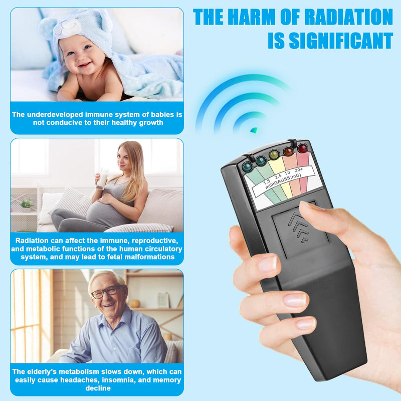 EMF Meters, K2 EMF Meter, K2 EMF Meter Paranormal Equipment Tester, Electromagnetic Field Meter, Radiation Detector Digital Portable for Office, Home, Ghost Hunting