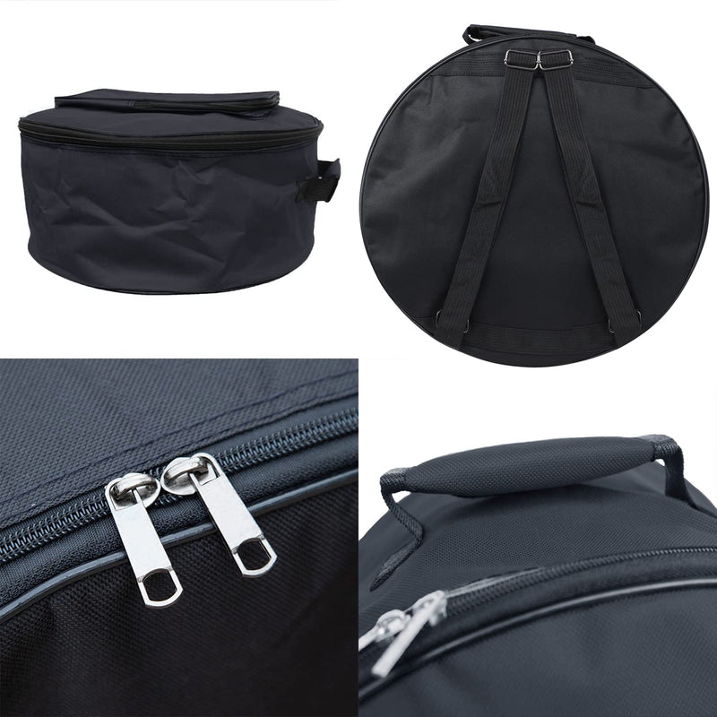 [AUSTRALIA] - Snare Drum Bag Waterproof Drum Backpack Travel Drum Shoulder Bag Portable Drum Storage Case with Adjustable Strap and Padded Handle,14" 