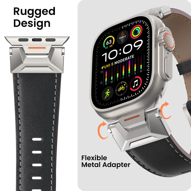iWatch Leather Band+iWatch Silicone Band
