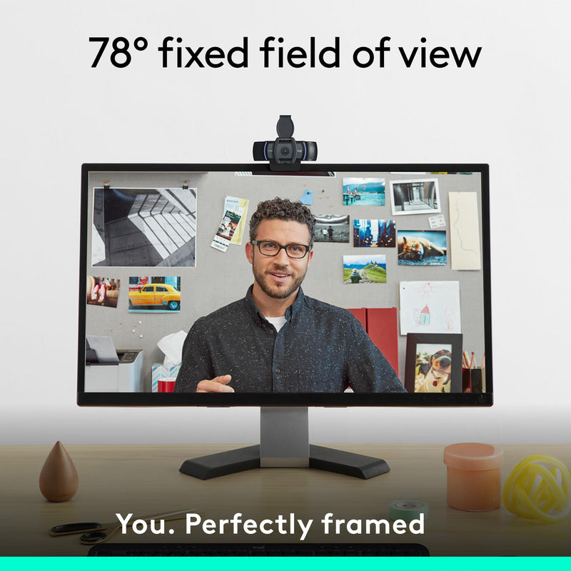 Logitech C920e HD 1080p Mic Enabled Webcam Certified Zoom Microsoft Teams | Certified for Zoom, Microsoft Teams compatible, TAA compliant Default Mic-Enabled