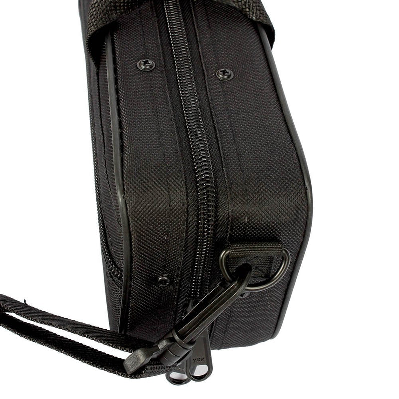 [AUSTRALIA] - 16 Holes C Flute Case Flute Bag Gig Bag Backpack Box Water-resistant 600D Foam Cotton Padding with Adjustable Single Shoulder Strap 