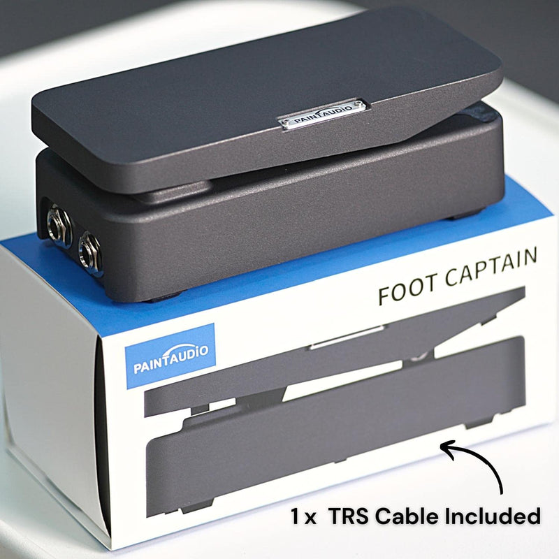 Paint Audio Foot Captain Dual Outputs Expression Pedal Multi-effects Compatible for Tip/Ring Connection (Foot Captain)
