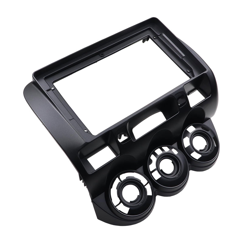 Stereo Bezel for Honda Fit 2007-2008 (American Version) Dash Installation Mount Trim Kit Fits 9" and Double Din Radio with Wiring Harness